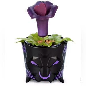 DISNEY PARKS MARVEL BLACK PANTHER PLANTER – WORLD OF WAKANDA NEW WITH TAG